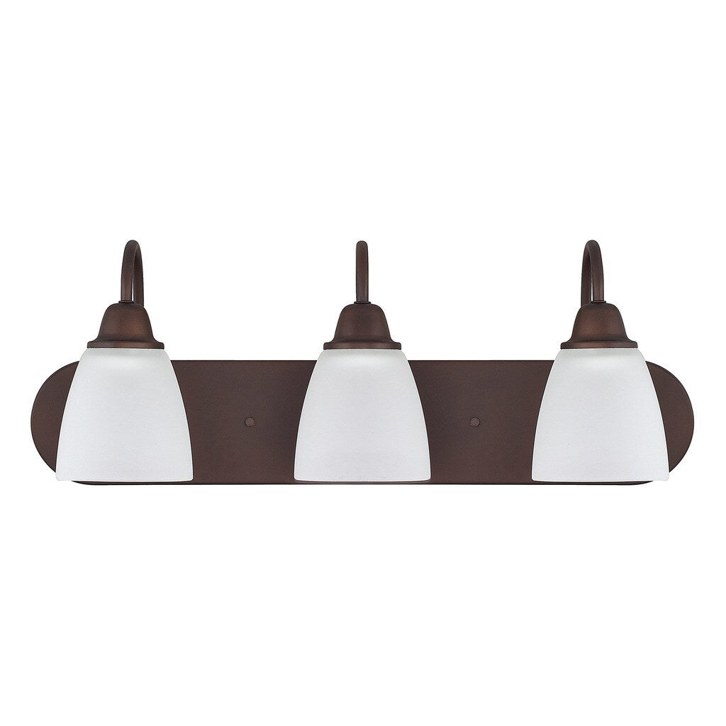 Capital Lighting Trenton Collection 3 Light Bronze Bath Vanity Light