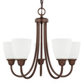 Capital Lighting Trenton Collection 5 Light Bronze Chandelier