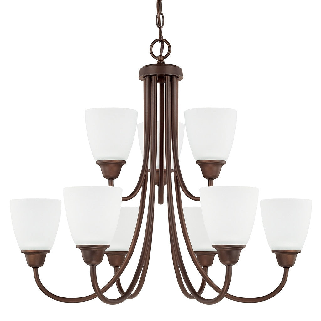Trenton 9 Light Bronze Chandelier