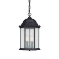 Main Street 3 Light Black Outdoor Hanging Lantern