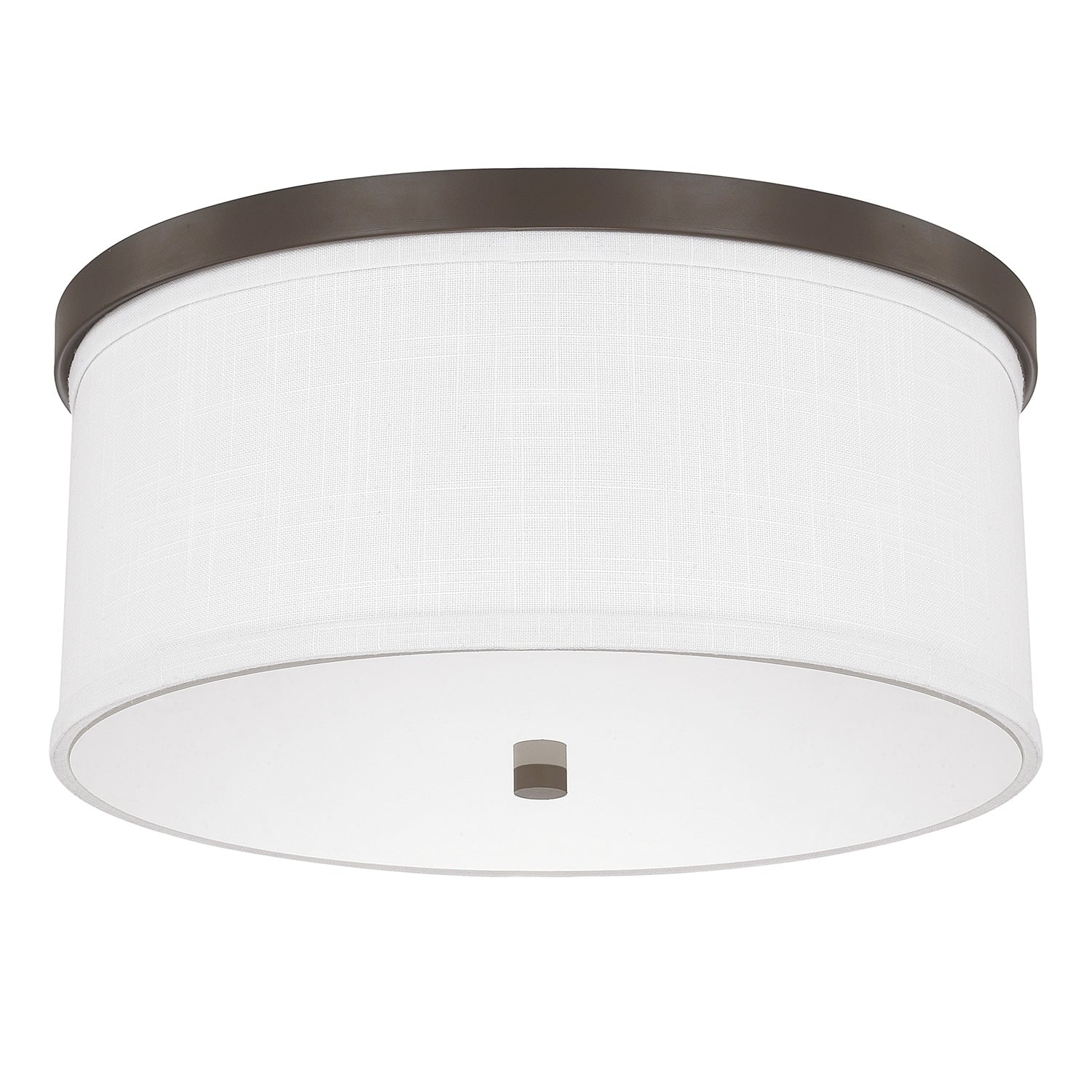 Midtown 3 Light Burnished Bronze Flush Mount Burnished Bronze