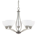 Stanton 5 Light Brushed Nickel Chandelier Brushed Nickel