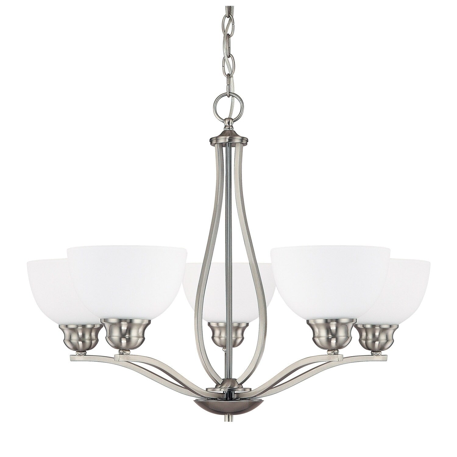 Stanton 5 Light Brushed Nickel Chandelier Brushed Nickel