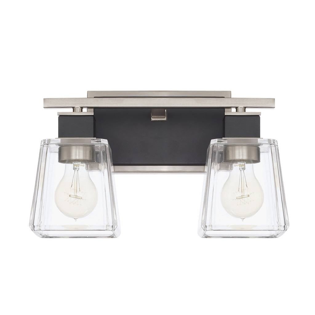 Capital Tux 2 Light Black Tie Bath Vanity Fixture