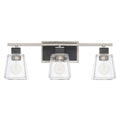 Capital Tux 3 Light Black Tie Bath Vanity Fixture