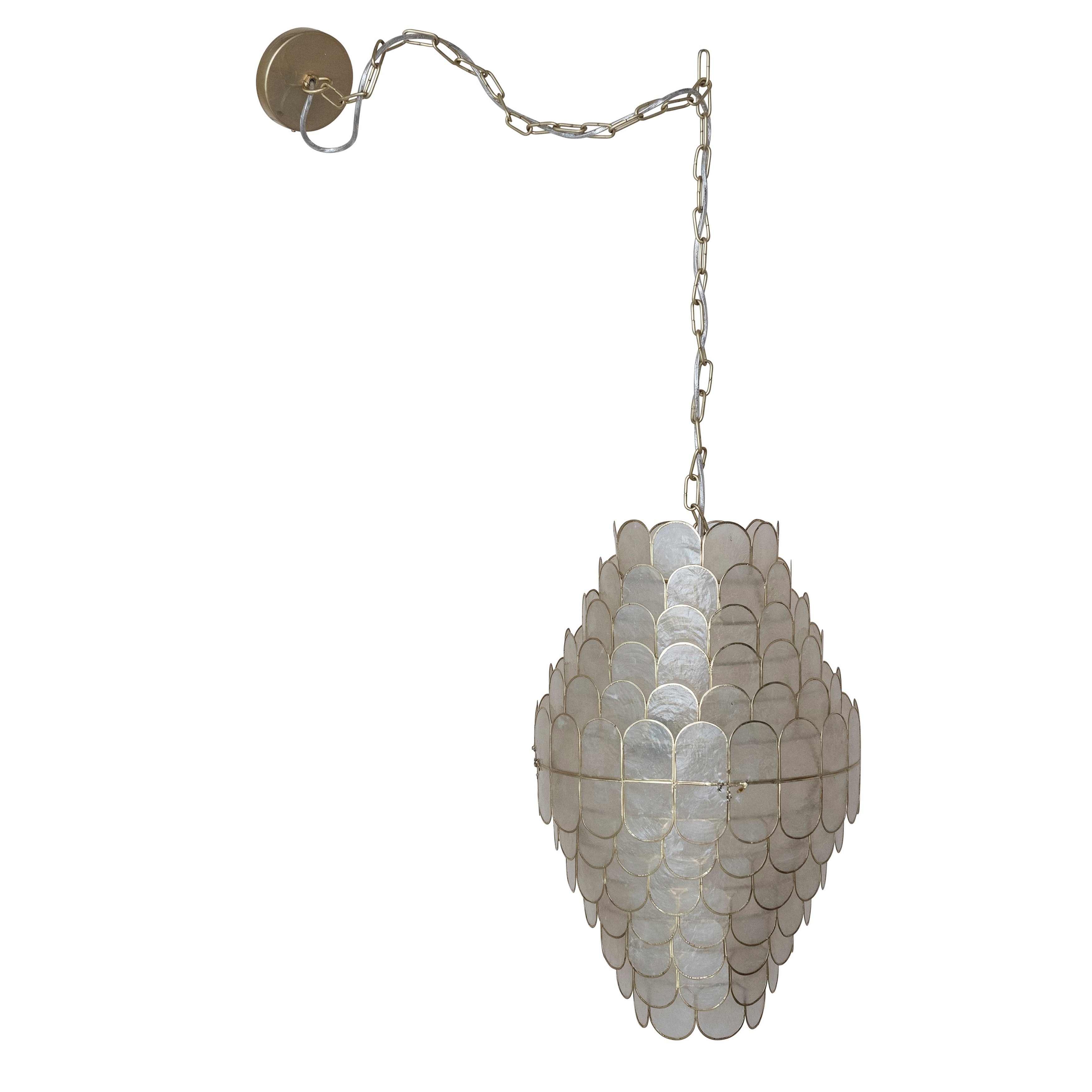 Capiz Pendant Lamp 14.0 L X 14.0 W X 23.0 H
