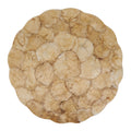 Capiz Placemats With Scalloped Design Set Of 4