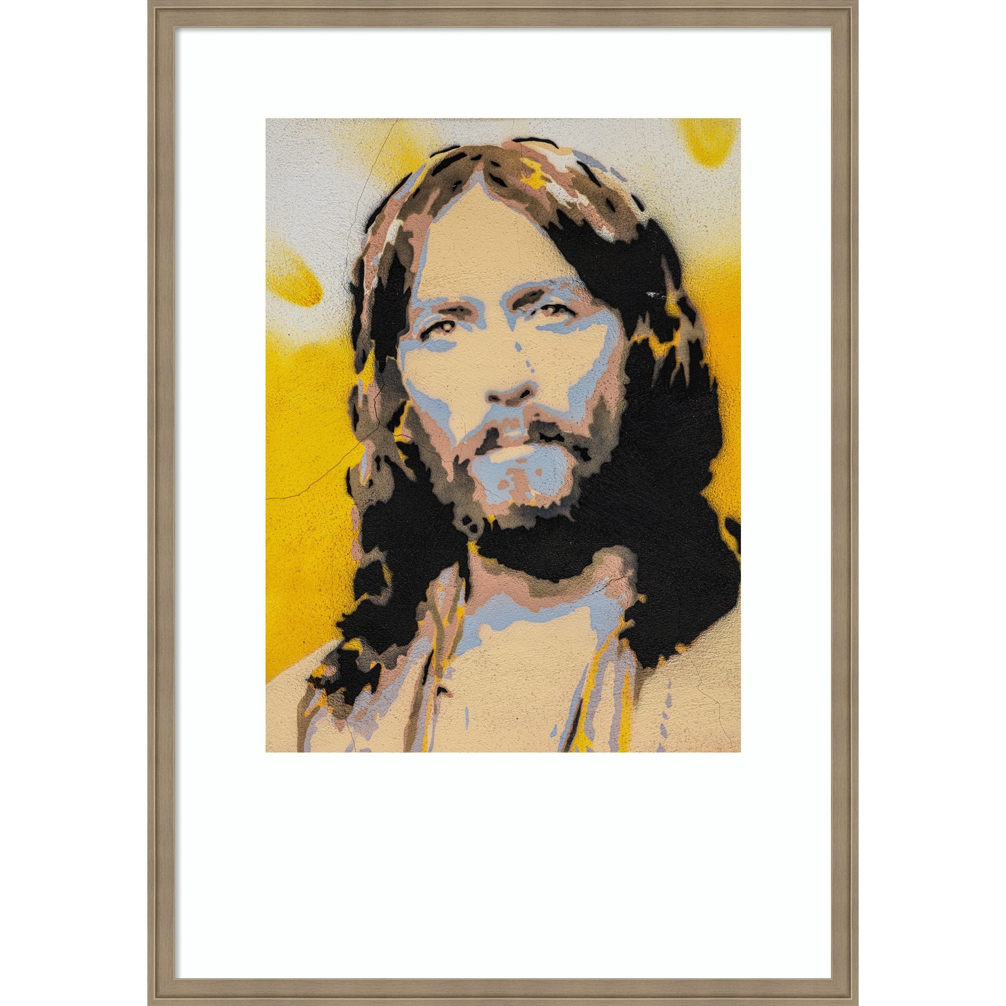 Capo Christ Market Street Wood Framed Wall Art Print
