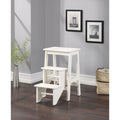 Boraam 24 In Hardwood 3 Step Stool