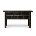 Capri 7 Drawers Sideboard Distressed Black 60X17X35H