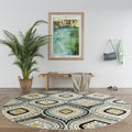 Alise Rugs Caprice Contemporary Abstract Area Rug 93 X 126