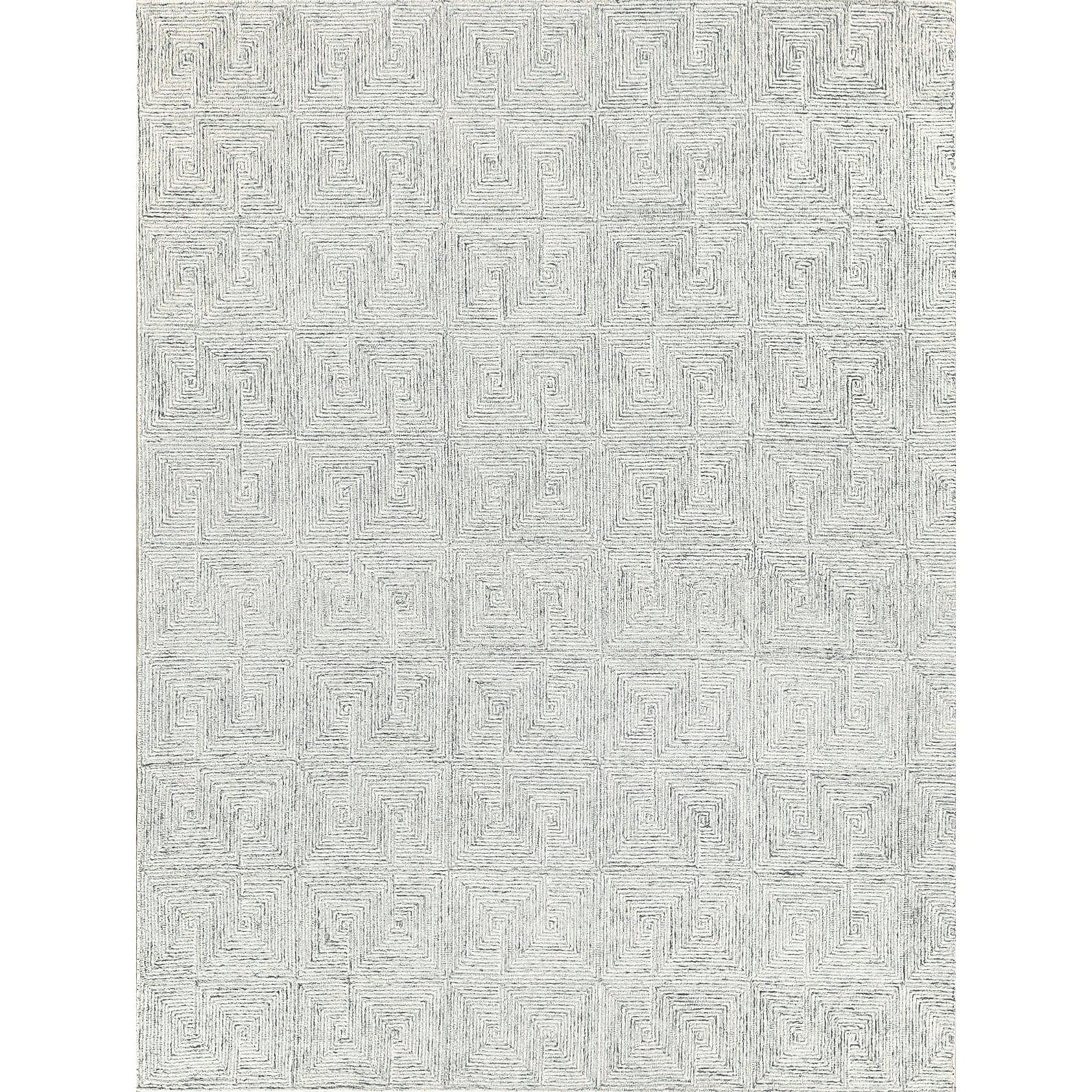 Caprice Hand Tufted New Zealand Wool Light Blue Ivory Area Rug