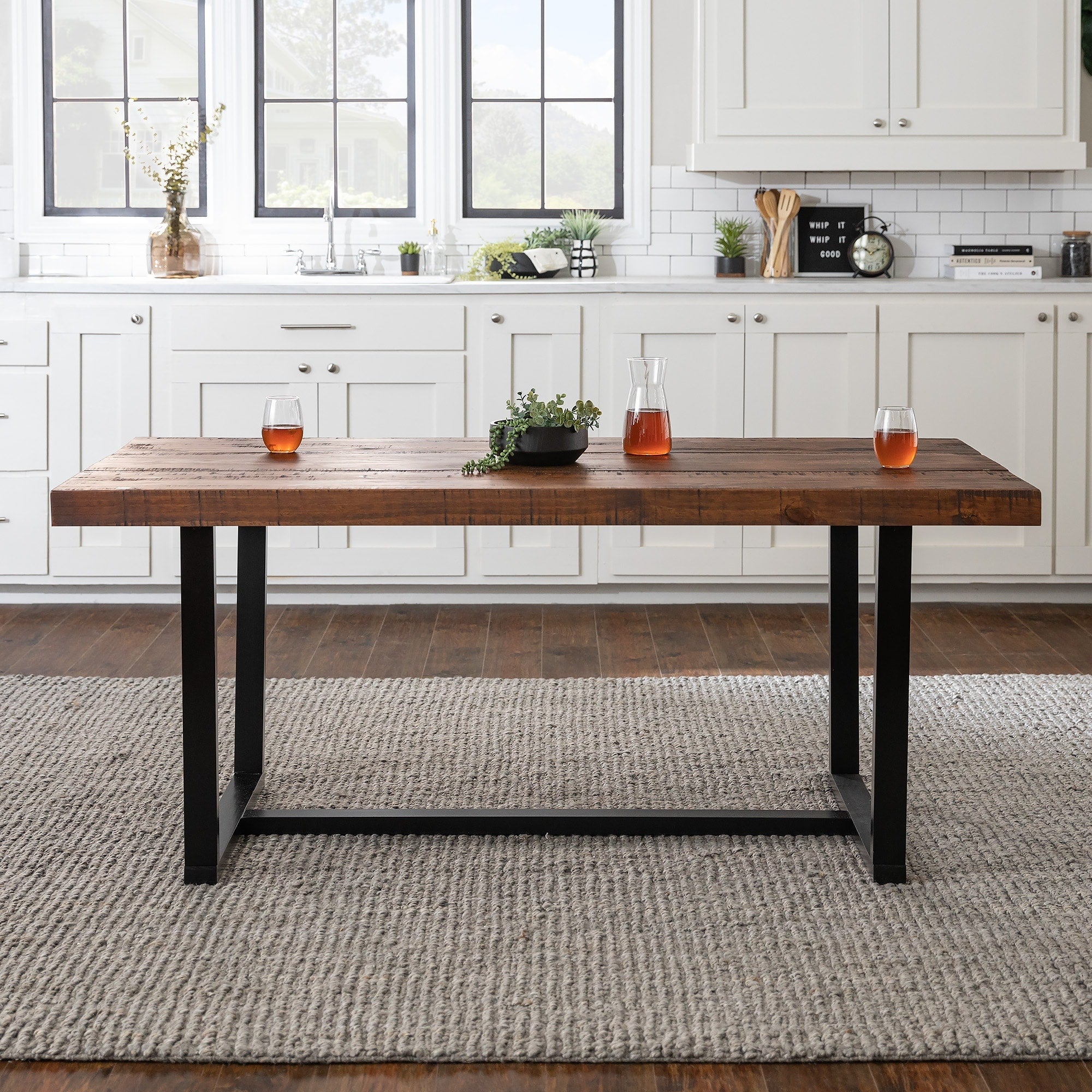 72 Solid Wood Dining Table 72 X 36 X 30H