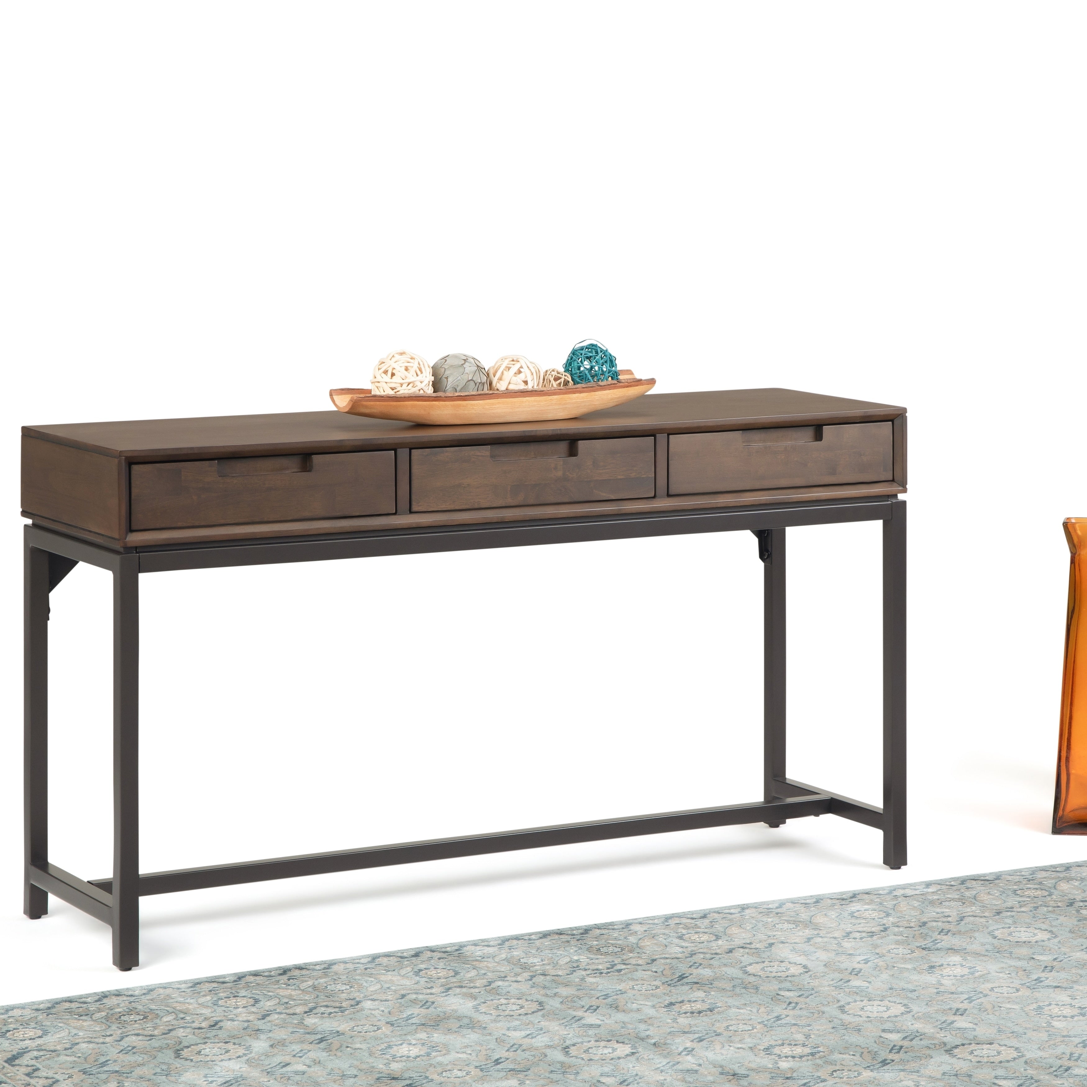 Carbon Loft Cardille Mid Century Wide Console Table