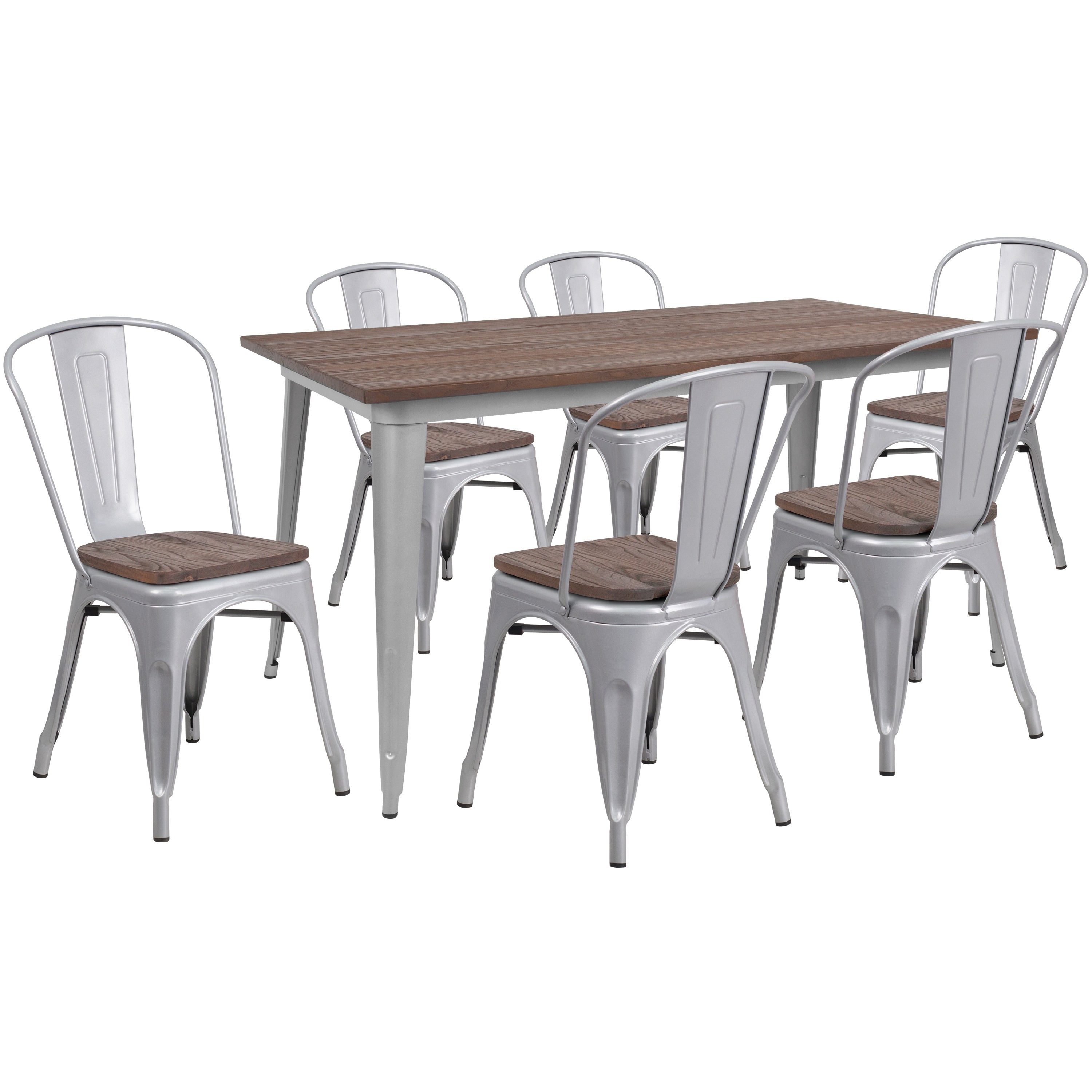 30X60 Metal Table Set