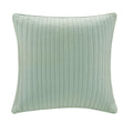 Carbon Loft Dickson Seafoam Quilted Cotton Euro Sham With Hidden Zipper Closure