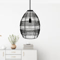 Carbon Loft Faulhaber 18.5 Inch Woven Modern Cage Oversized 1 Light Pendant