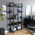 Robena Rustic Black Ladder Shelf By Foa