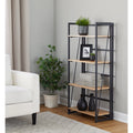 Carbon Loft Wilson Industrial Metal And Wood Bookcase