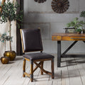 Carbon Loft Hader Chocolate And Graphite Dining Chair