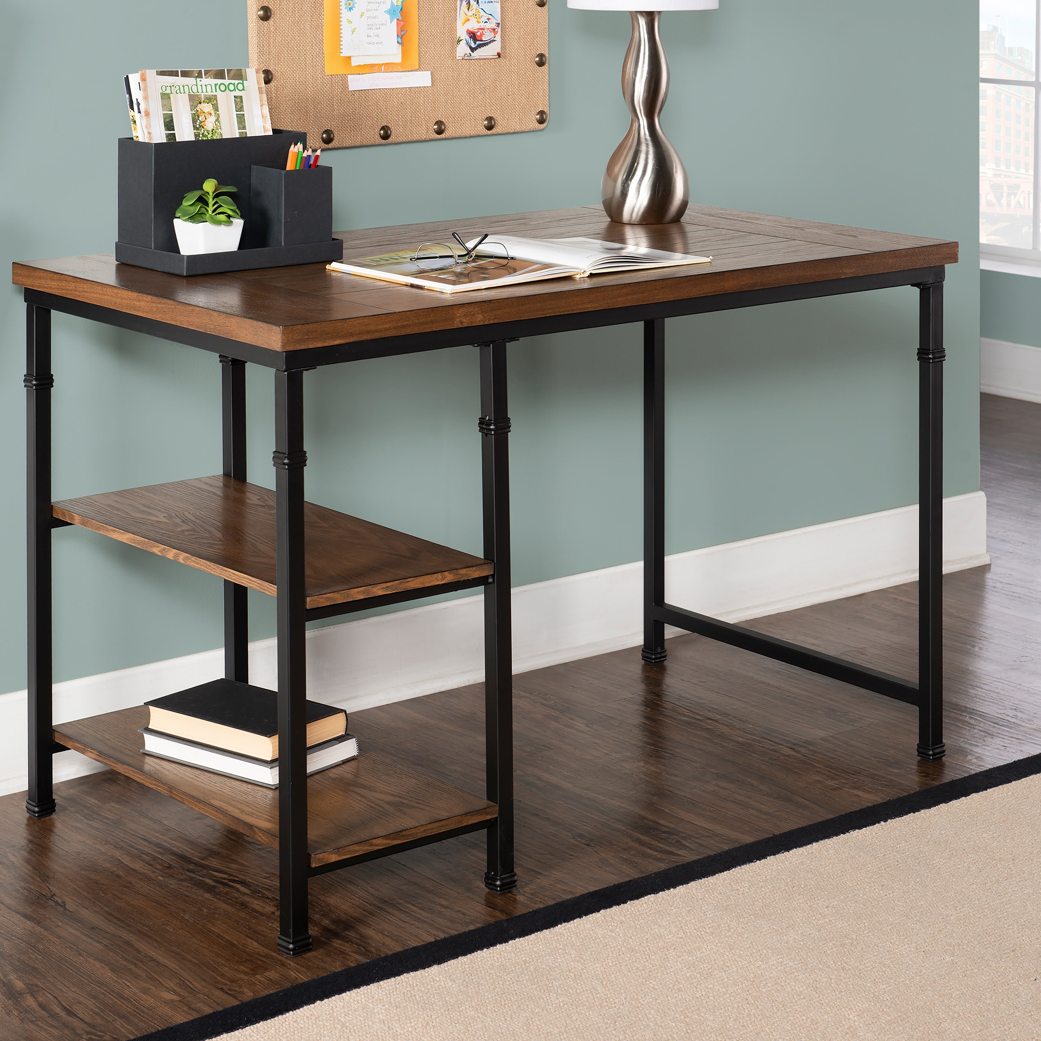 Carbon Loft Harrison 2 Shelf Desk