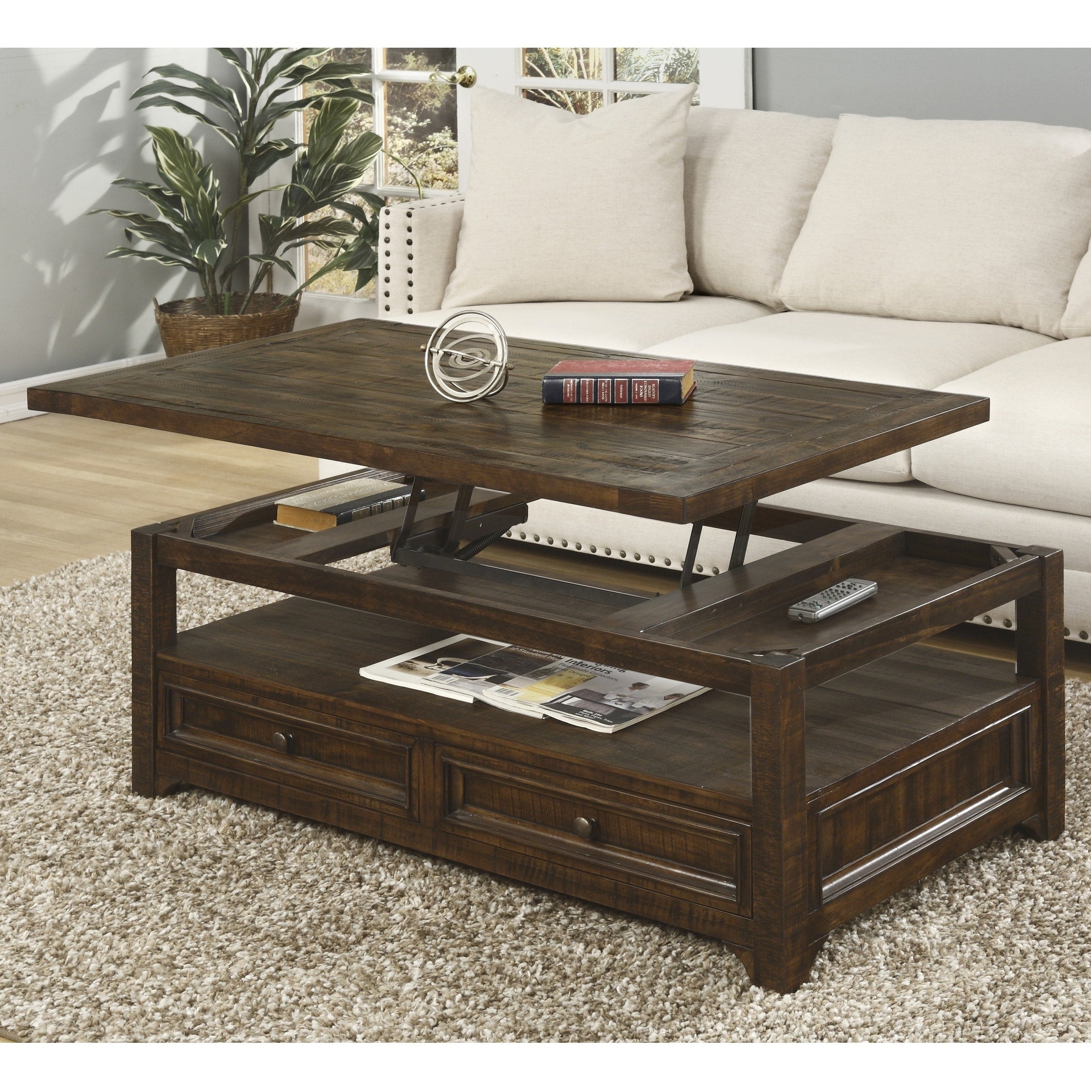 Carbon Loft Helcar Lift Top Coffee Table