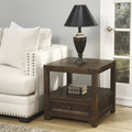 Carbon Loft Helcar Solid Wood End Table