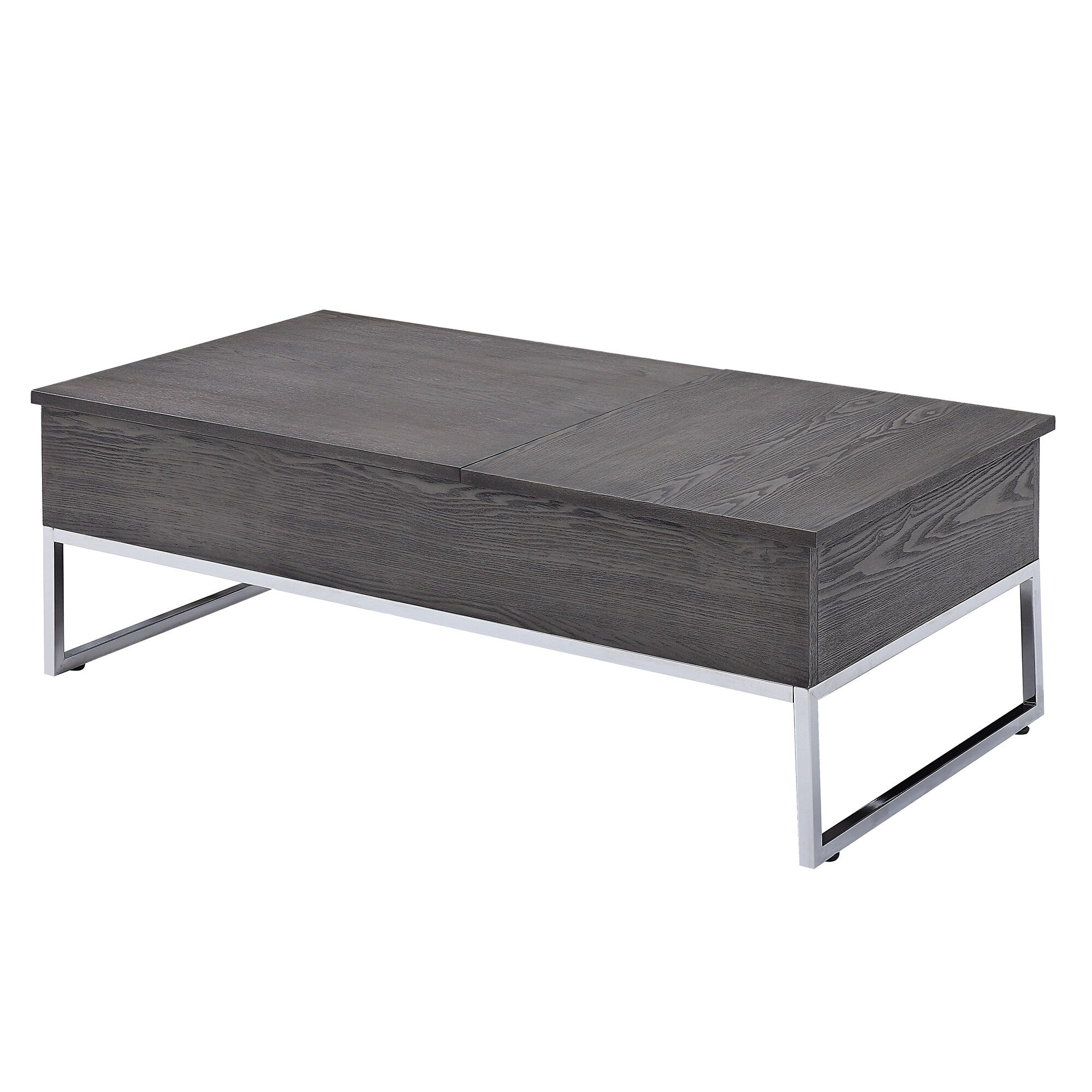 Carbon Loft Jenji Grey Silver Wooden Coffee Table