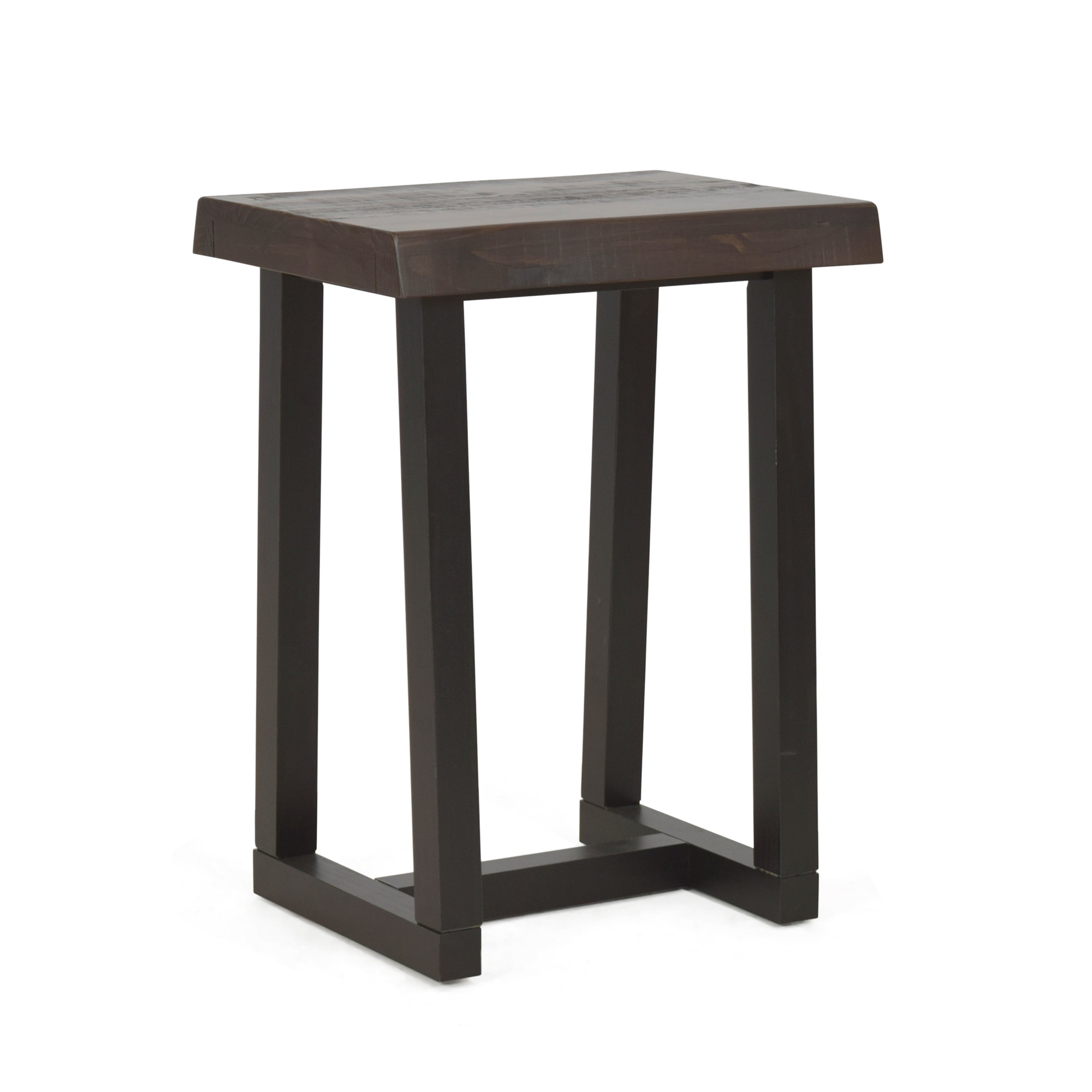 Carbon Loft Joliet Live Edge Counter Stool Set Of 2
