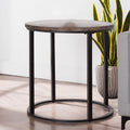 Carbon Loft Langford Industrial Brown Wood End Table