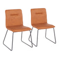 Carbon Loft Lyonne Industrial Dining Chair Set Of 2