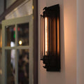 Carbon Loft De Carlo Industrial Wall Lamp Wire Cage Wall Sconces Wall Lamp