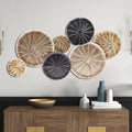 Multi Color Sandollar Metal Wall Art