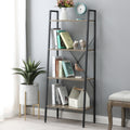 Carbon Loft Ogzewalla Wood And Metal Ladder Shelf 4 Tier Etagere