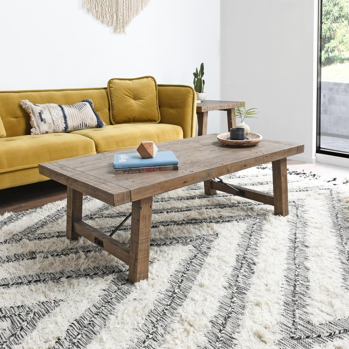 Tuscany Reclaimed Pine Coffee Table By Kosas Home