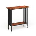 Carbon Loft Peter Matte Black Slatted Mission Oak Hall Stand