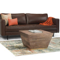 Carbon Loft Pinkham Solid Mango Wood 28 Inch Coffee Table