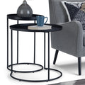Carbon Loft Towser Metal Nesting 2 Piece Table
