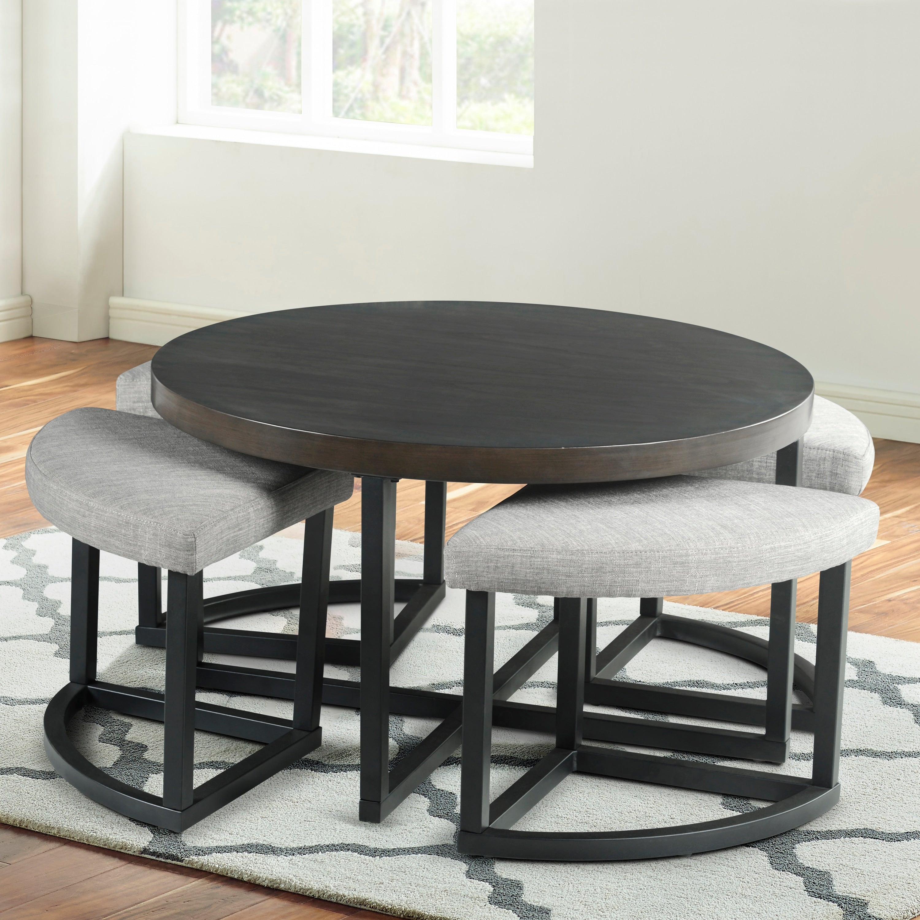 Carbon Loft Yako Coffee Table With Seating