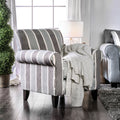 Furniture Of America Cardina Striped Accent Chair