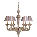 Carena 5 Light Indoor Nickel Hanging Chandelier