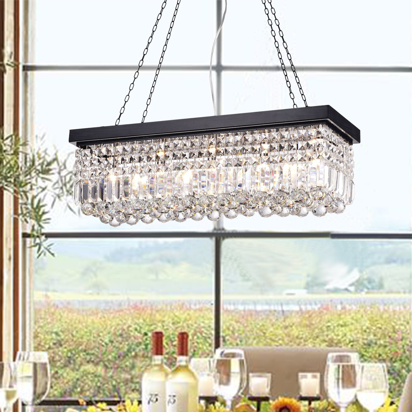 Carina 5 Light Crystal Chandelier