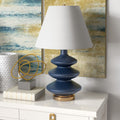 Carleta Matte Blue Triple Gourd Lamp