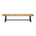 Carlisle Outdoor Acacia Wood Bench By Christopher Knight Home
