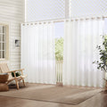 Carmen Sheer Extra Wide Indoor Outdoor Sheer Window Curtain