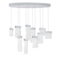 Carolina Led Chandelier With Pewter Finish
