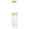 Carolina Led Pendant With Gold Leaf Finish Gold Leaf N A