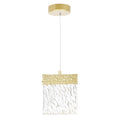 Carolina Led Pendant With Gold Leaf Finish Gold Leaf N A