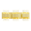 Carolina Led Wall Sconce With Gold Leaf Finish Gold Leaf