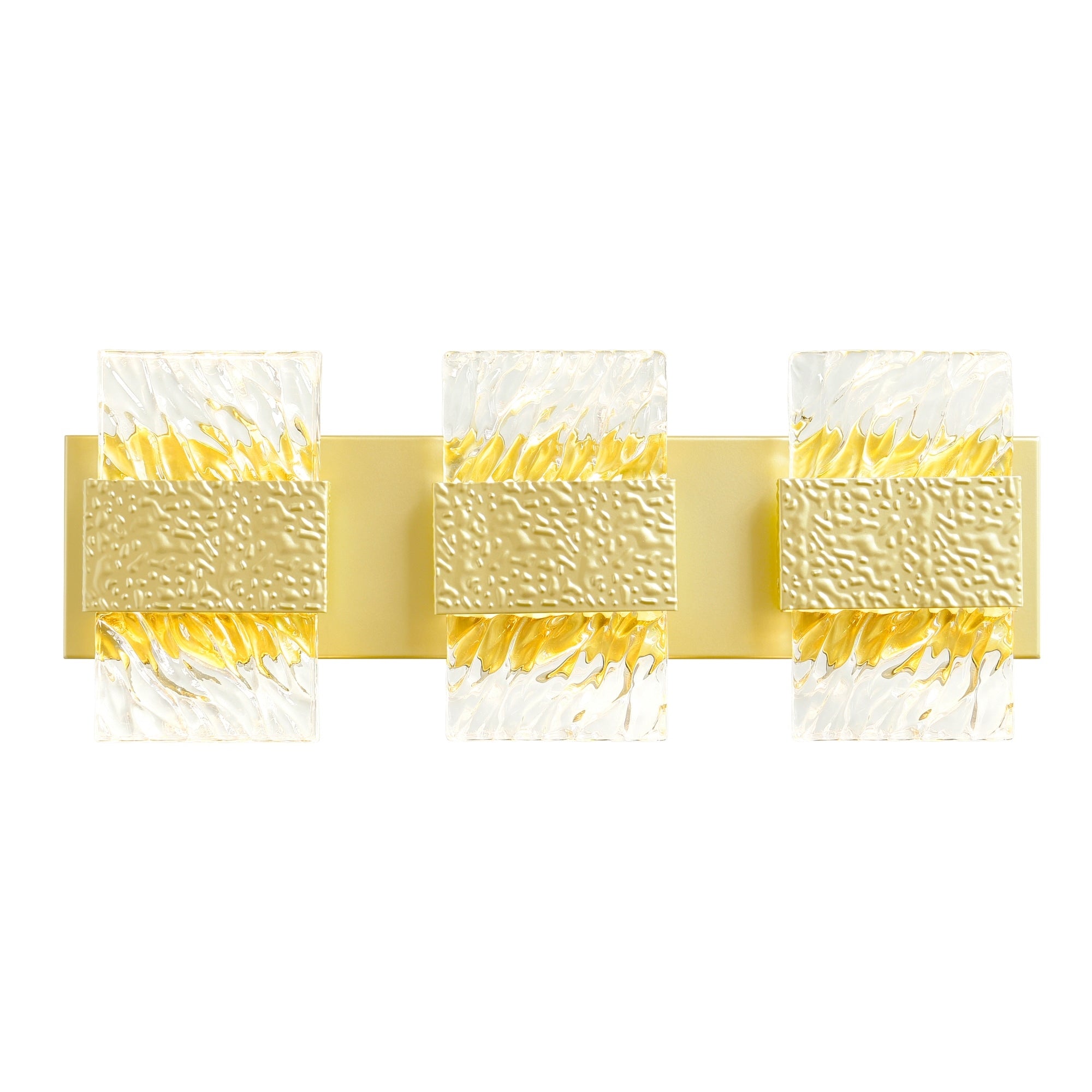 Carolina Led Wall Sconce With Gold Leaf Finish Gold Leaf
